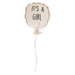 BÉABA Décoration Murale<Ballon Toile - It's A Girl - Décoration Murale - 35x26x8 Cm
