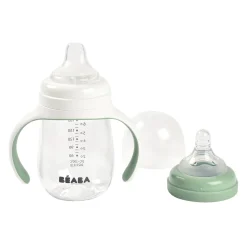 BÉABA Biberons Et Accessoires<Biberon d'apprentissage 2 en 1 - 210ml Vert sauge