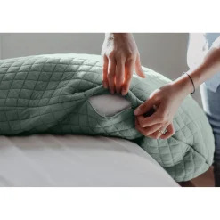 BÉABA Coussin D'allaitement<Big Flopsy™ Fleur de coton® Vert Sauge
