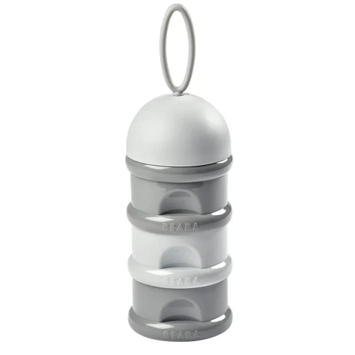 BÉABA Doseurs De Lait|Biberons Et Accessoires<Boite doseuse de lait 3 compartiments empilables Gris