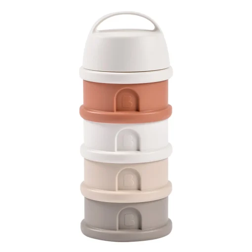 BÉABA Doseurs De Lait|Biberons Et Accessoires<Boîte doseuse de lait 4 compartiments empilables Terracotta
