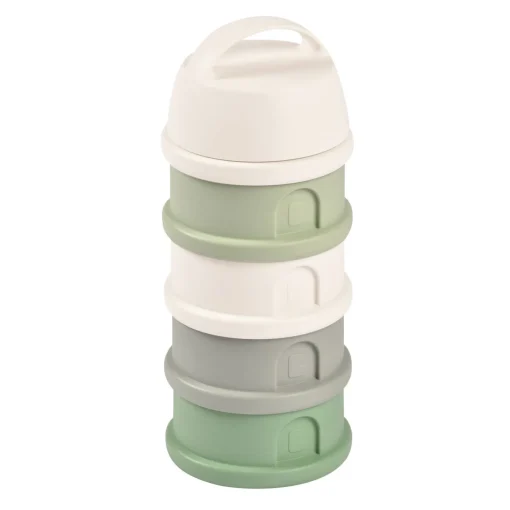 BÉABA Doseurs De Lait|Biberons Et Accessoires<Boîte doseuse de lait 4 compartiments empilables Vert sauge