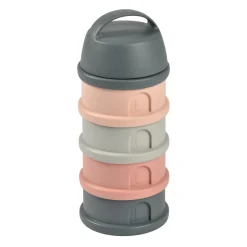 BÉABA Doseurs De Lait|Biberons Et Accessoires<Boîte doseuse de lait 4 compartiments empilables Gris/Rose