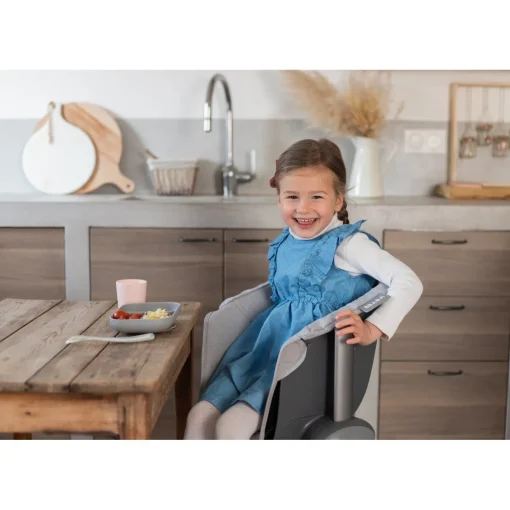 BÉABA Chaises Évolutives<Coussin d'assise Junior pour Chaise Haute Up and Down Gris