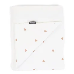 BÉABA Accessoires De Lit|Linges De Lit<Couverture De Bébé - 80x100 Cm - Jersey + Mousseline - Heart