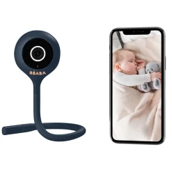 BÉABA Babyphone, Écoute-bébé<Ecoute bébé vidéo Zen Connect Night Blue