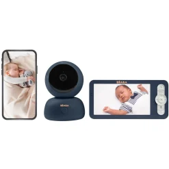 BÉABA Babyphone, Écoute-bébé<Ecoute bébé vidéo Zen Premium 2 Night Blue