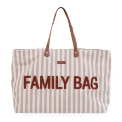 BÉABA Sacs De Voyage|Sacs À Langer<Family Bag Sac à Langer - Rayures - Nude/Terracotta
