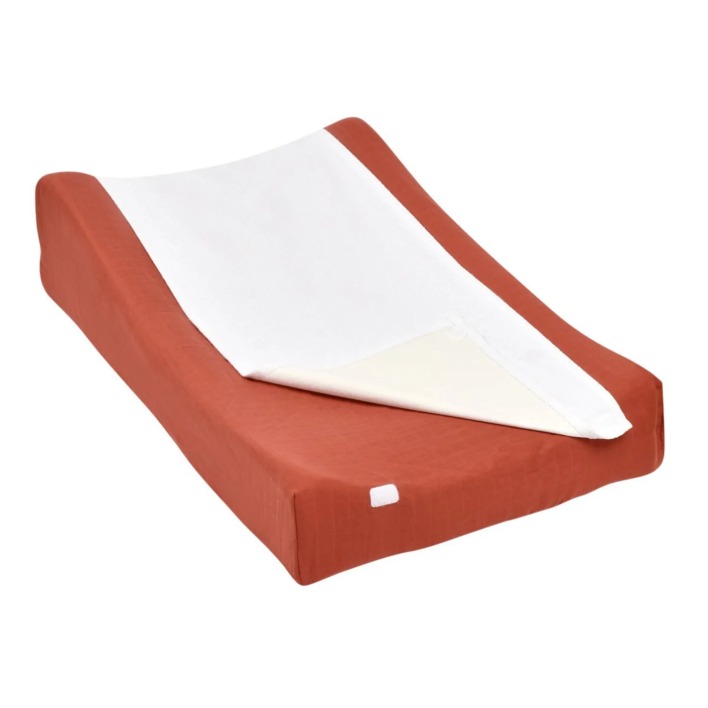 BÉABA Matelas À Langer|Baignoires Et Accessoires<Housse Sofalange® avec serviette éponge amovible Brique