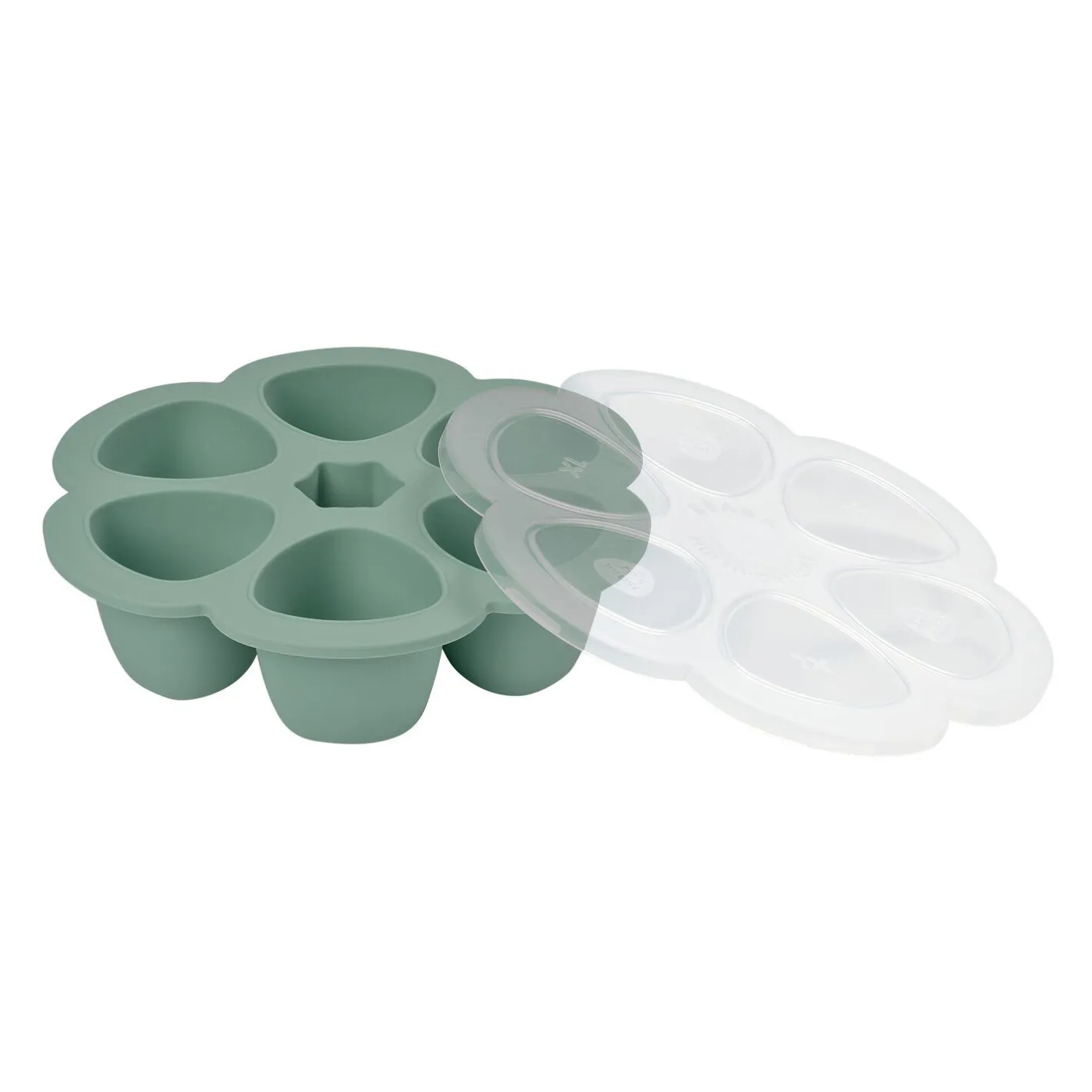 BÉABA Pots De Conservation|Pots De Conservation<Moule multiportions silicone 6X150ml Vert sauge