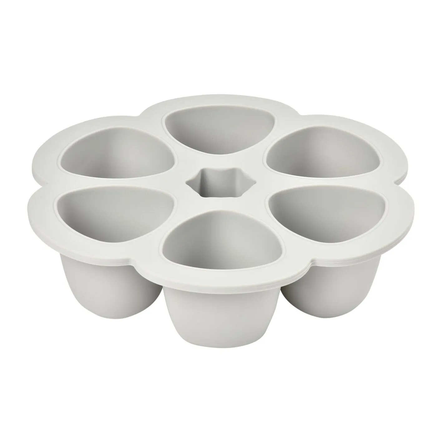 BÉABA Pots De Conservation|Pots De Conservation<Moule multiportions silicone 6X150ml Gris clair