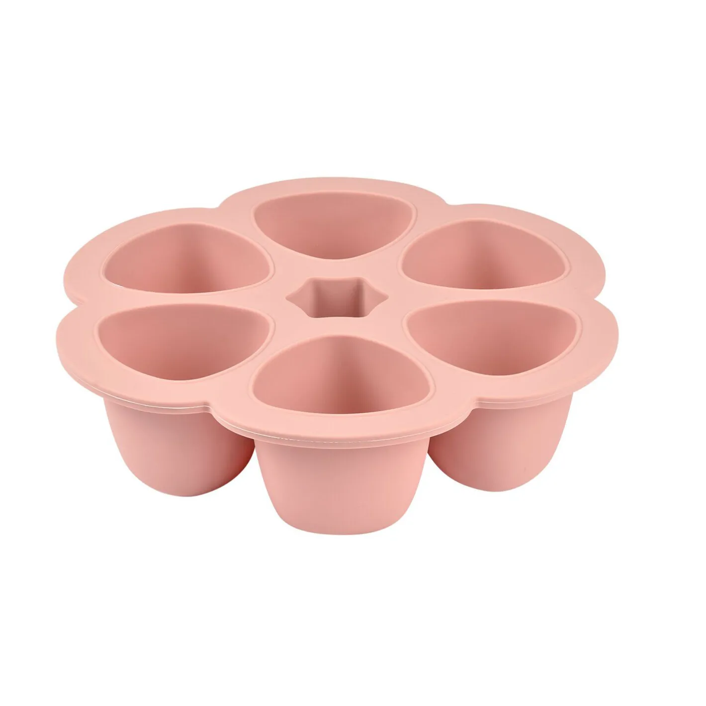 BÉABA Goûter Sain|Couverts Vaisselle Et Bavoirs<Moule multiportions silicone 6X90ml Vieux Rose