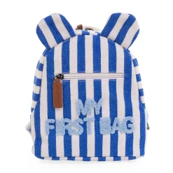 Enfant BÉABA Sacs À Dos Enfant|Cartables Enfant<My First Bag Sac a dos Enfant - Rayures - Bleu Electrique