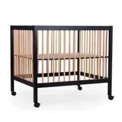 BÉABA Parcs Bébé Et Accessoires<Parc 97 + Roues - 95x75 Cm - Bois - / Naturel