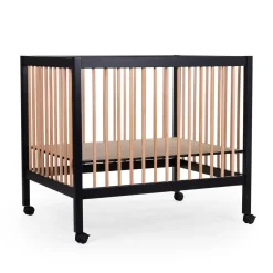 BÉABA Parcs Bébé Et Accessoires<Parc 97 + Roues - 95x75 Cm - Bois - / Naturel