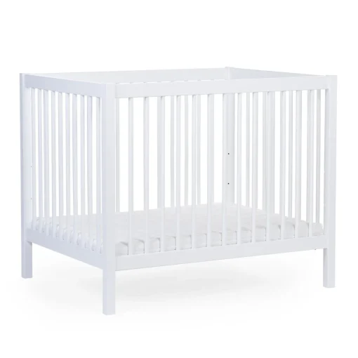 BÉABA Parcs Bébé Et Accessoires<Parc 97 + Roues - 95x75 Cm - Bois - Blanc