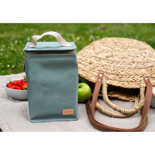 BÉABA Sacs Isotherme Bébé|Goûter Sain<Pochette repas isotherme Vert givré