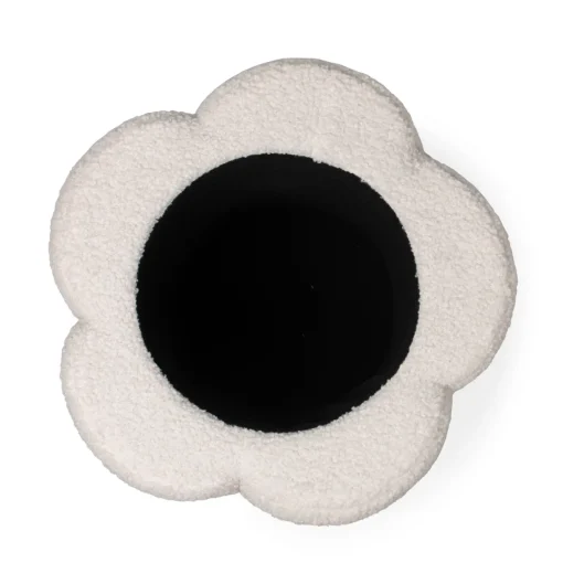 BÉABA Jouets<Pouf + Coffre à jouets Fleur blanc cassé