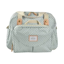 BÉABA Sacs À Langer<Sac à langer Genève Play print Vert sauge