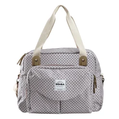 BÉABA Sacs À Langer<Sac à langer Genève Play print Gris/Corail