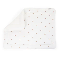 BÉABA Parcs Bébé Et Accessoires<Tapis De Parc - 75x95 Cm - Jersey + Mousseline - Hearts