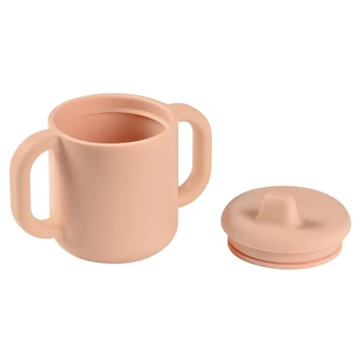BÉABA Goûter Sain|Couverts Vaisselle Et Bavoirs<Tasse d'apprentissage silicone Rose