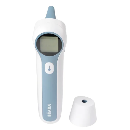 BÉABA Thermomètres<Thermomètre infrarouge auriculaire et frontal Thermospeed Blanc / Bleu