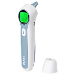 BÉABA Thermomètres<Thermomètre infrarouge auriculaire et frontal Thermospeed Blanc / Bleu