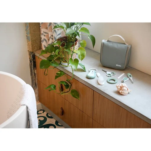 BÉABA Accessoires De Toilette|Baignoires Et Accessoires<Trousse de toilette nomade Vert sauge